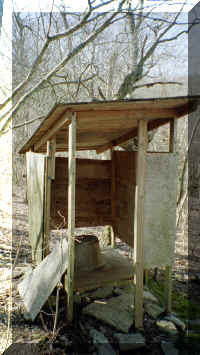 Muskrat Creek Shelter NC privy.JPG (498069 bytes)